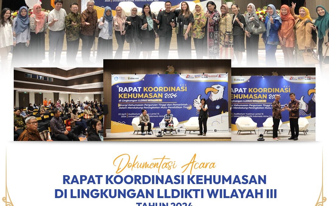 Rapat Koordinasi Kehumasan Di Lingkungan LLDIKTI Wilayah III Tahun 2024